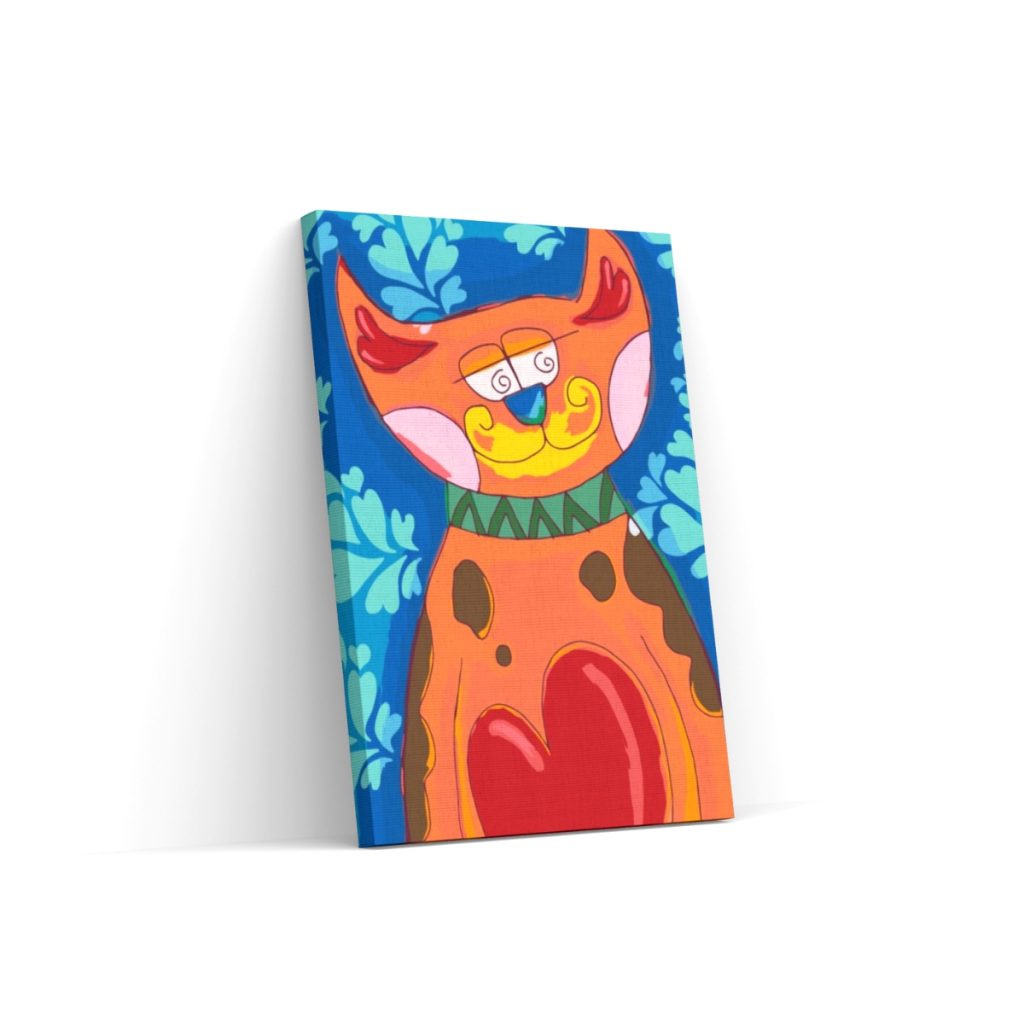 Pintar por Números - Gatito sonriente