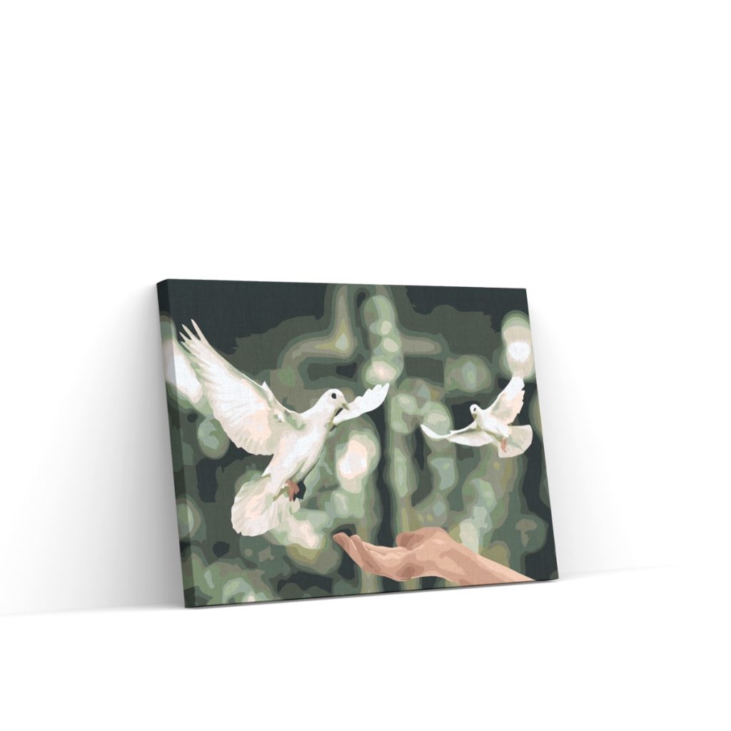 Pintar por Números - Palomas de la paz