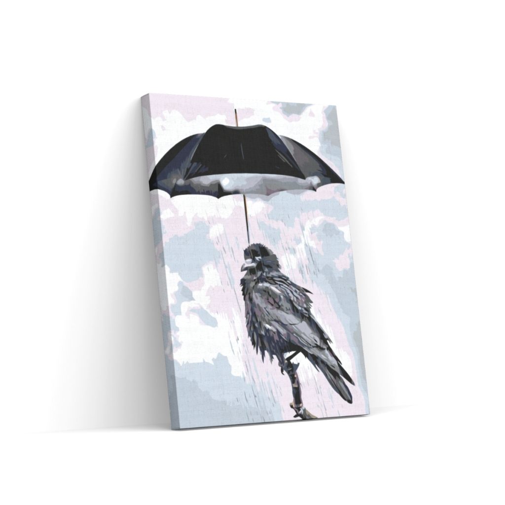 Pintar por Números - Cuervo bajo el paraguas