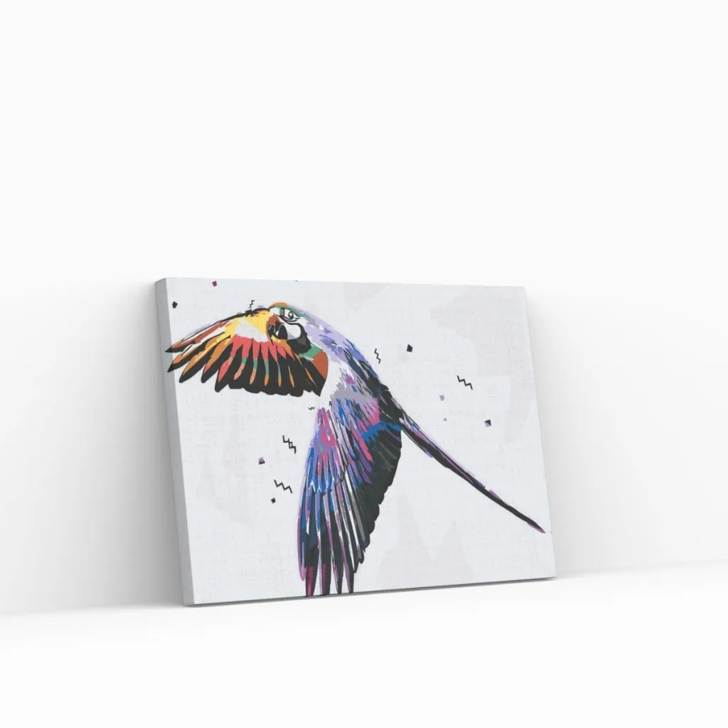 Pintar por Números - Loro volador