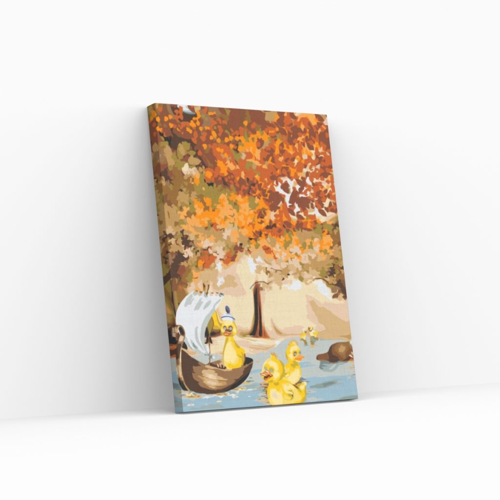 Pintar por Números - Patos en movimiento