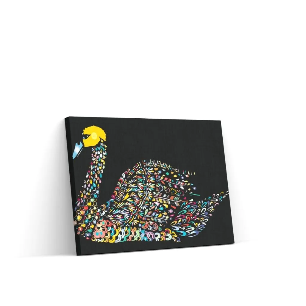 Pintar por Números - Cisne mandala