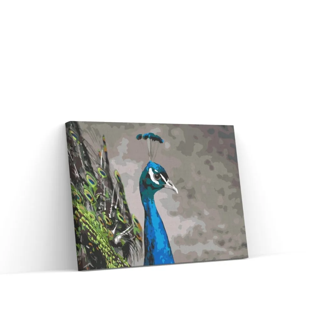 Pintar por Números - El majestuoso pavo real