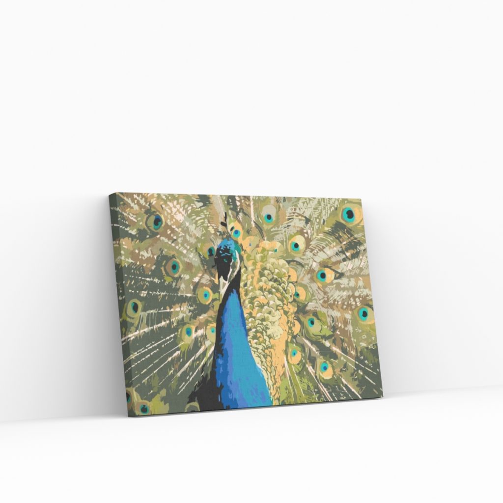 Pintar por Números - Pavo real