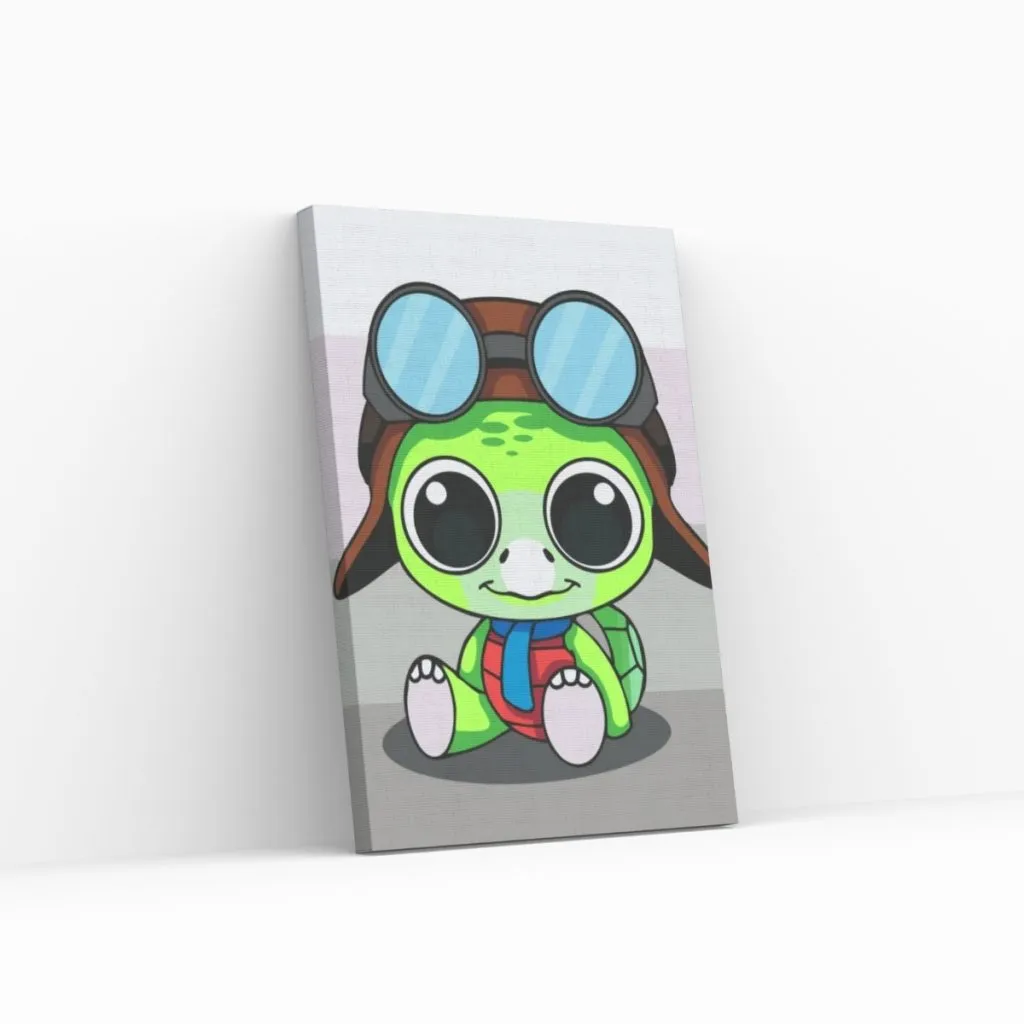Pintar por Números - Tortuga con gafas