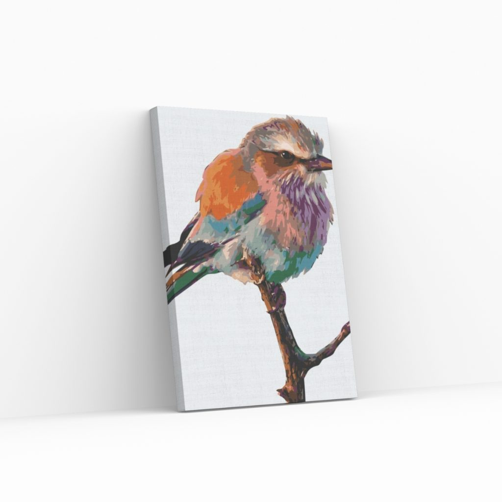 Pintar por Números - Un pájaro en una rama