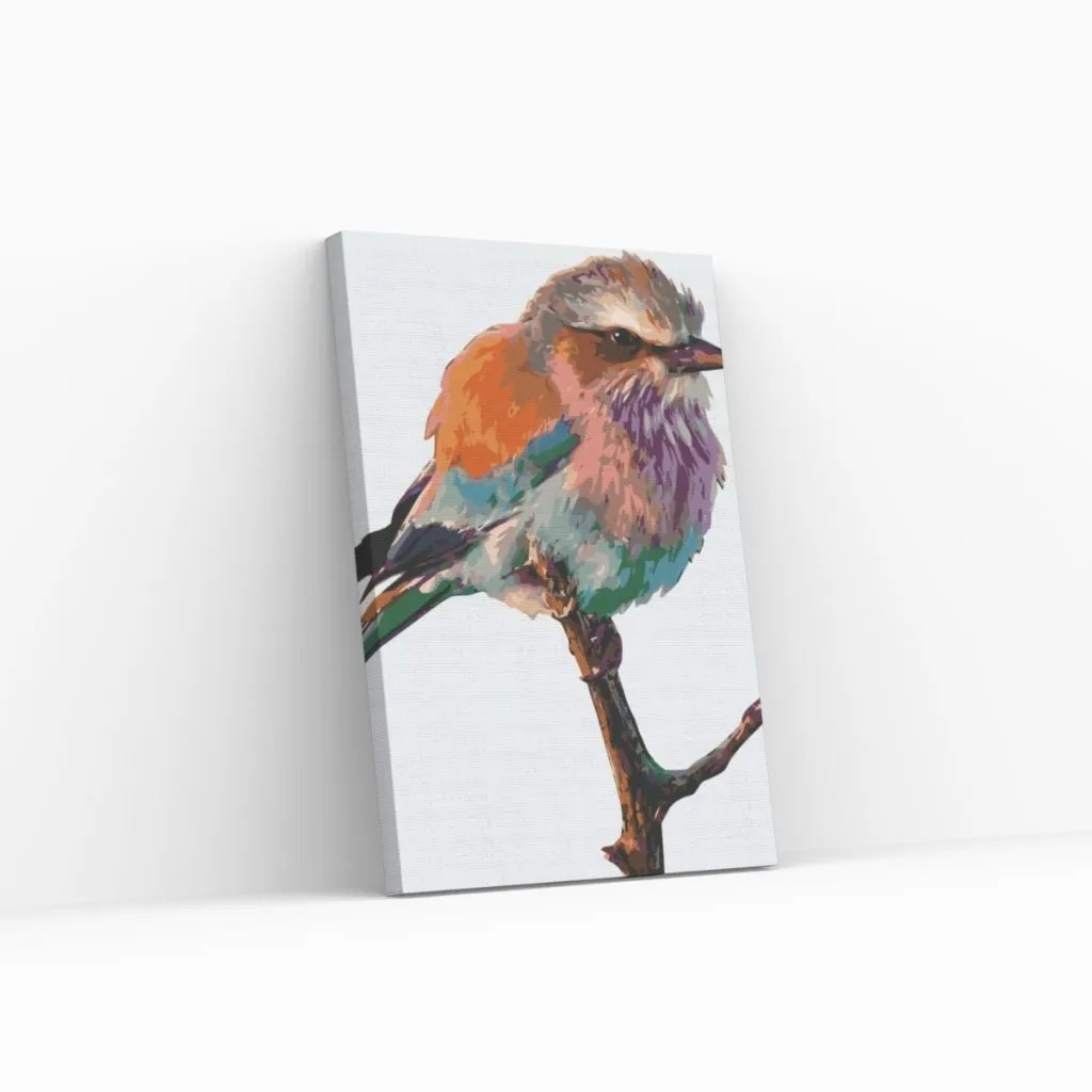 Pintar por Números - Un pájaro en una rama