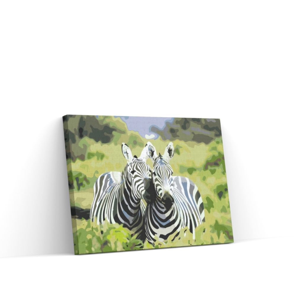 Pintar por Números - Safari cebra