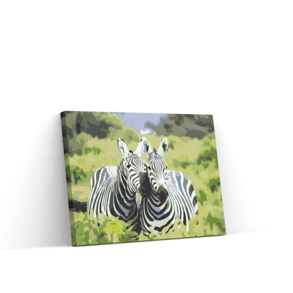 Pintar por Números - Safari cebra