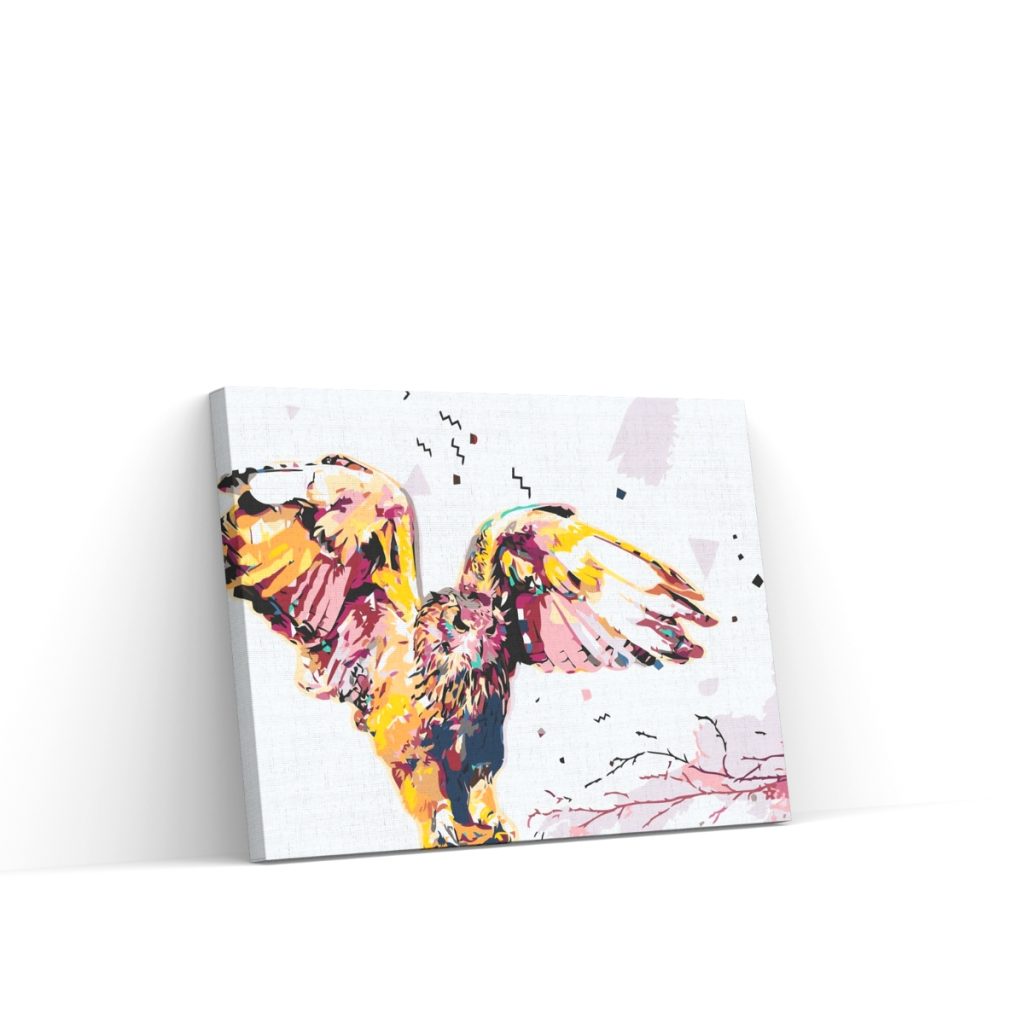 Pintar por Números - Búho nival dorado