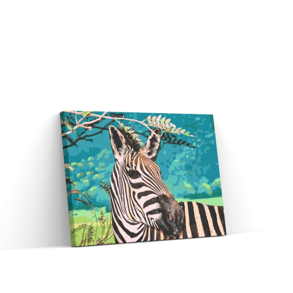 Pintar por Números - Cebra salvaje