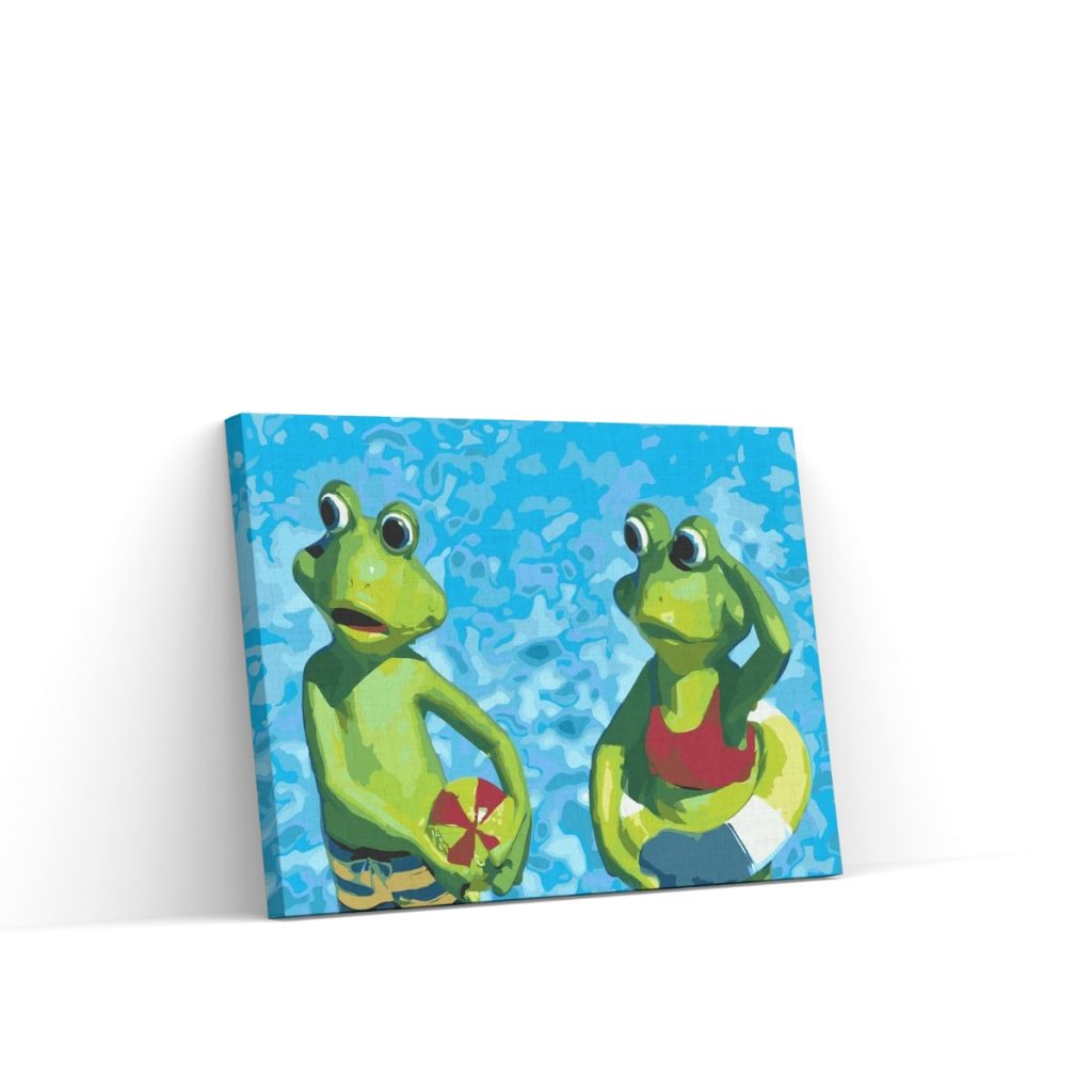 Pintar por Números - Rana de vacaciones