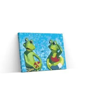 Pintar por Números - Rana de vacaciones