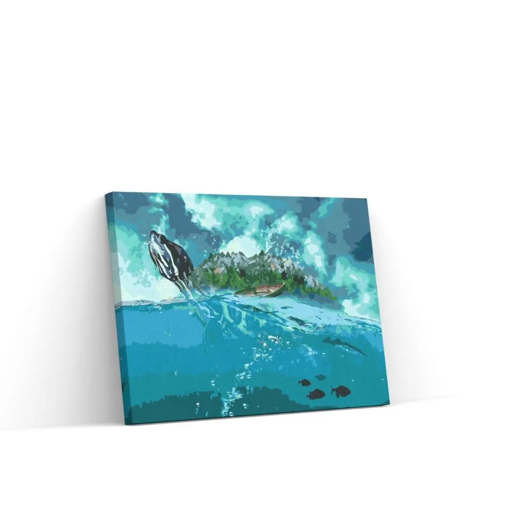 Pintar por Números - Isla en la concha