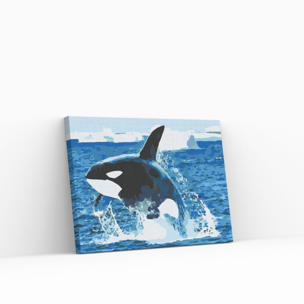 Pintar por Números - El salto de la orca