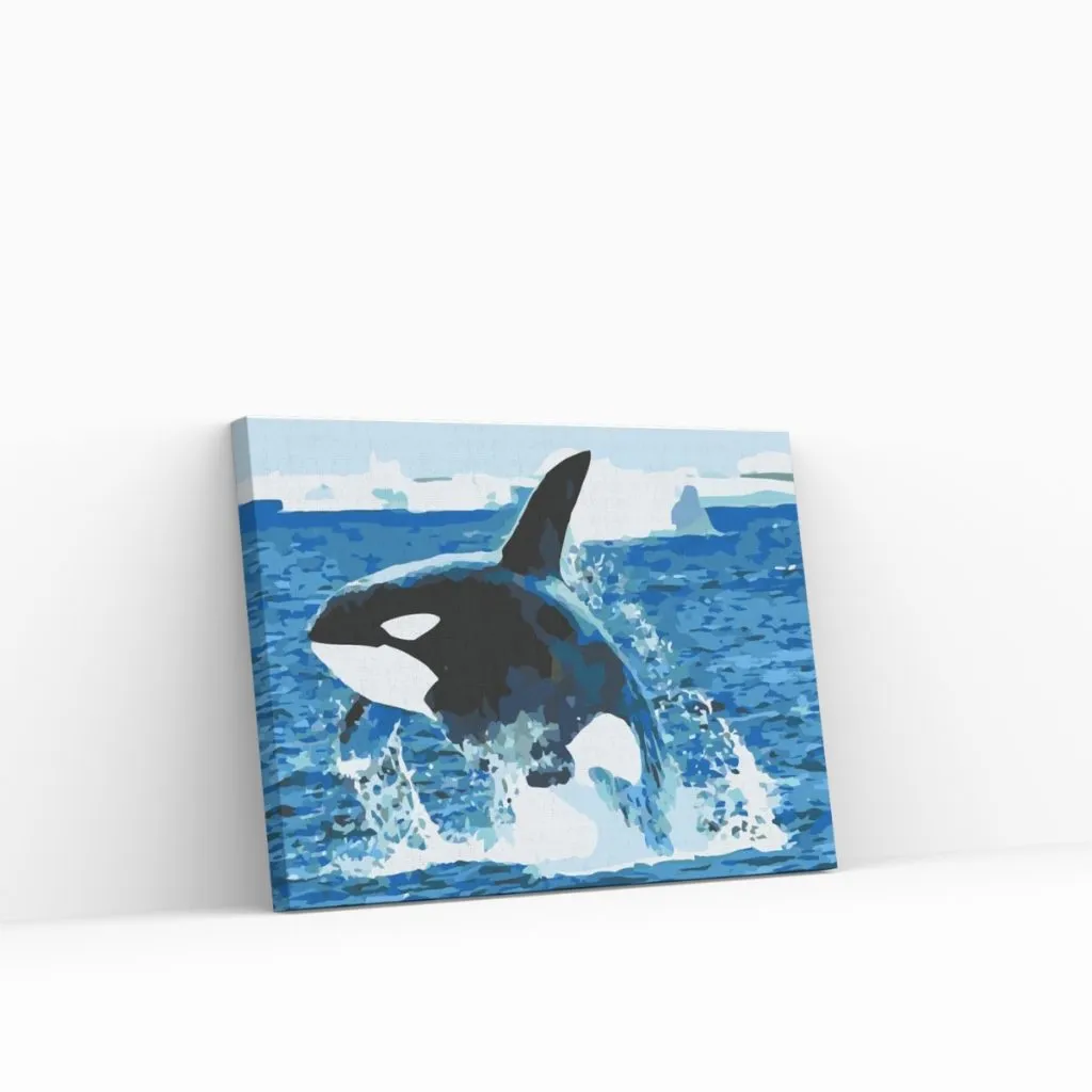 Pintar por Números - El salto de la orca