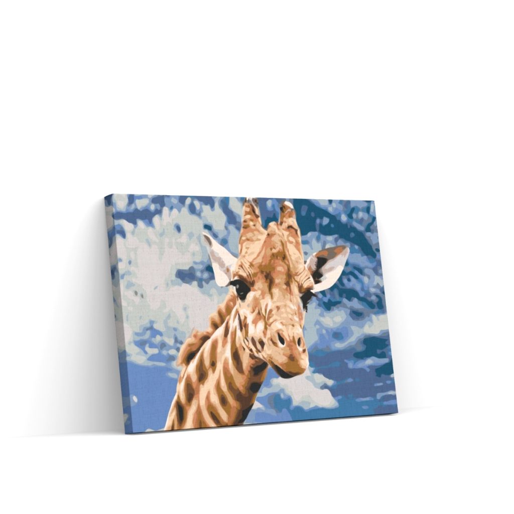 Pintar por Números - Jirafa curiosa