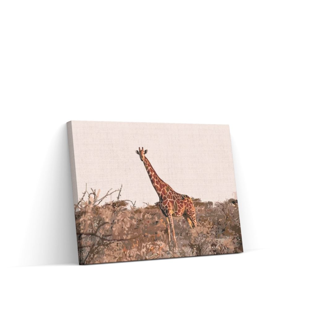 Pintar por Números - Jirafa en libertad