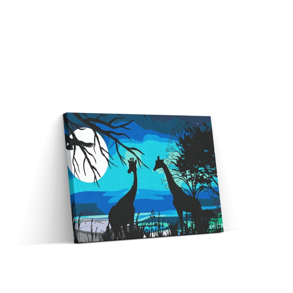 Pintar por Números - Jirafas en África