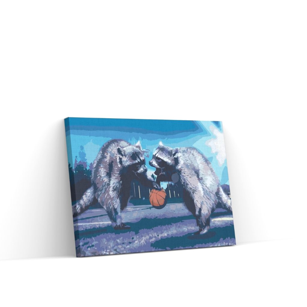 Pintar por Números - Animales baloncesto