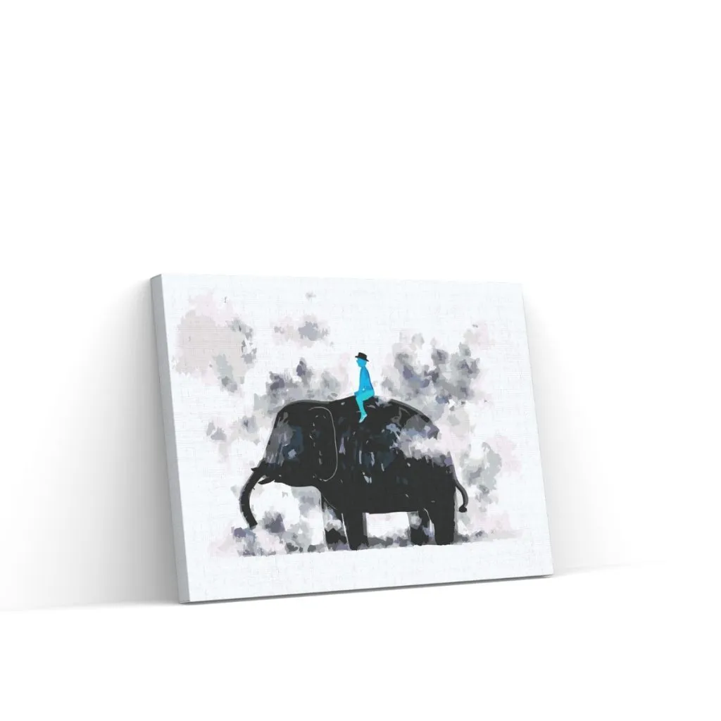 Pintar por Números - Paseo en elefante