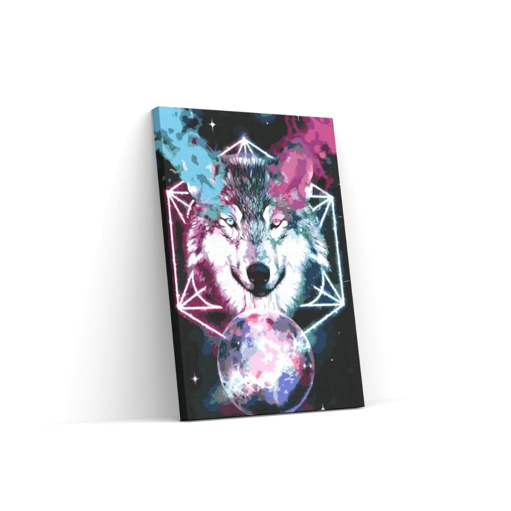 Pintar por Números - Lobo en el espacio