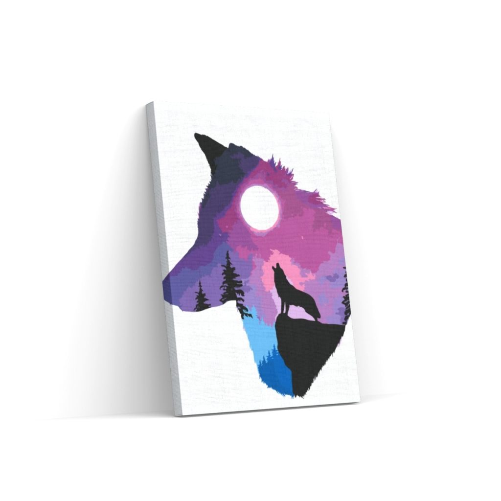 Pintar por Números - Lobo aullador