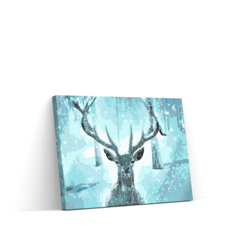 Pintar por Números - El reno de las nieves