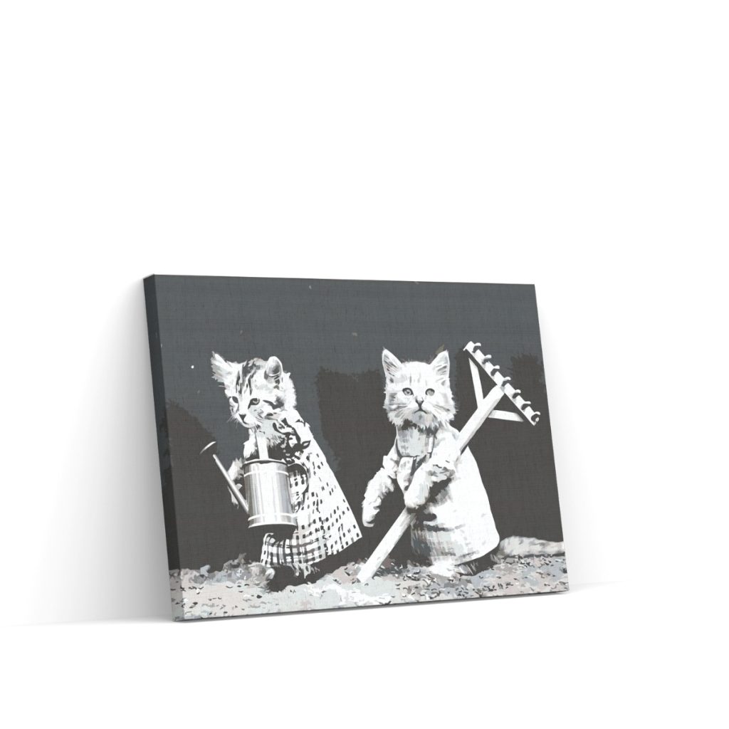 Pintar por Números - Gatos de jardín