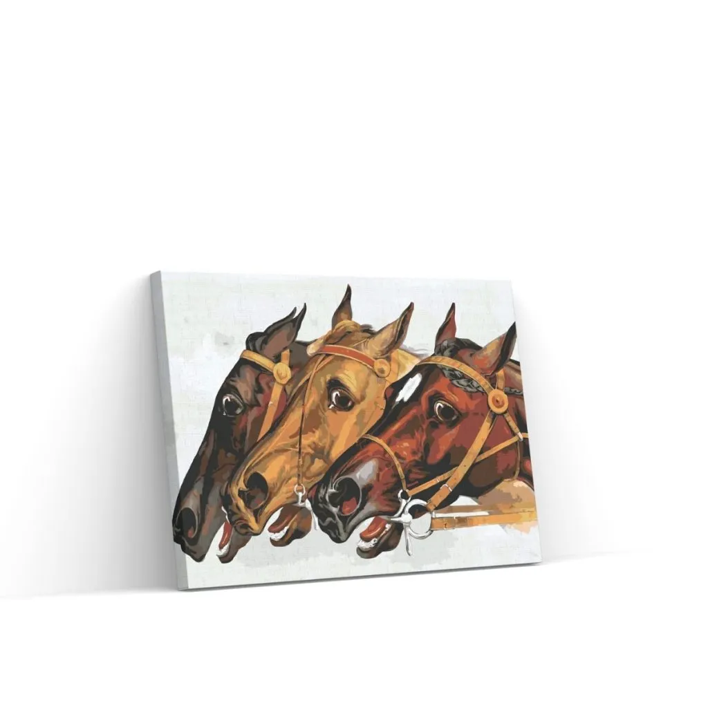 Pintar por Números - Caballos de carreras