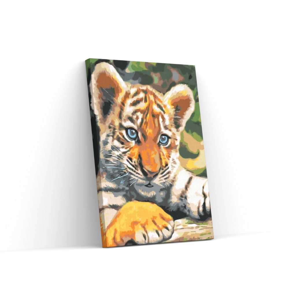Pintar por Números - Cachorro de tigre