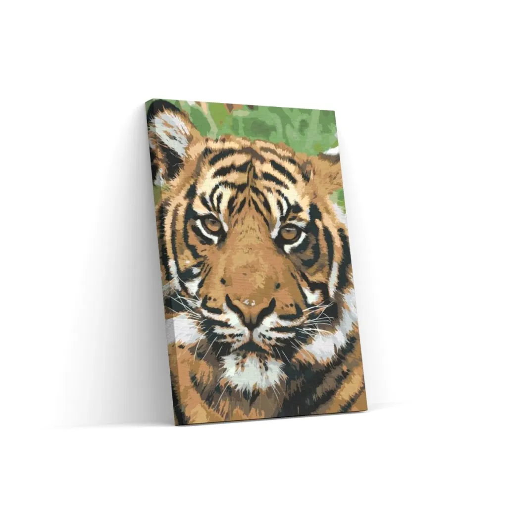 Pintar por Números - Cabeza de tigre 2