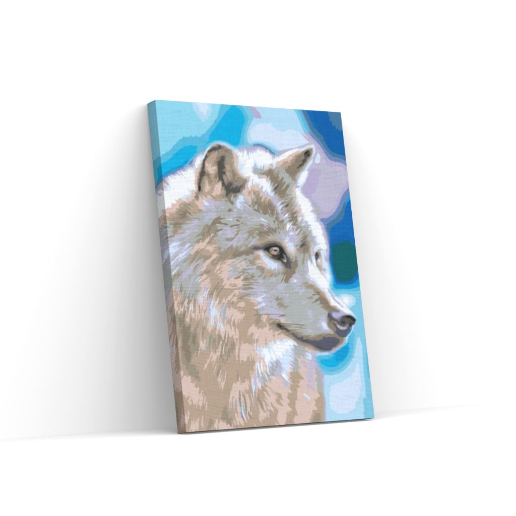 Pintar por Números - Perfil del lobo