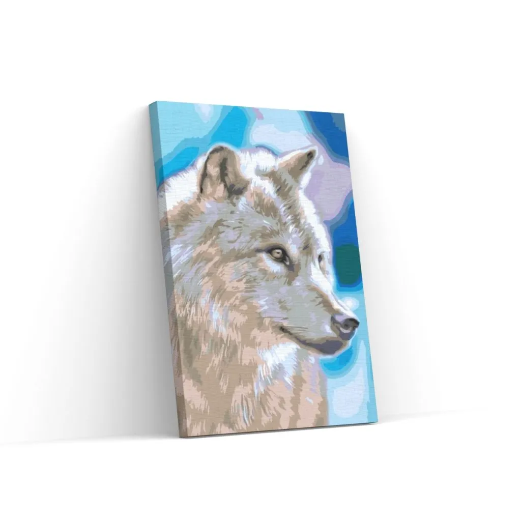 Pintar por Números - Perfil del lobo