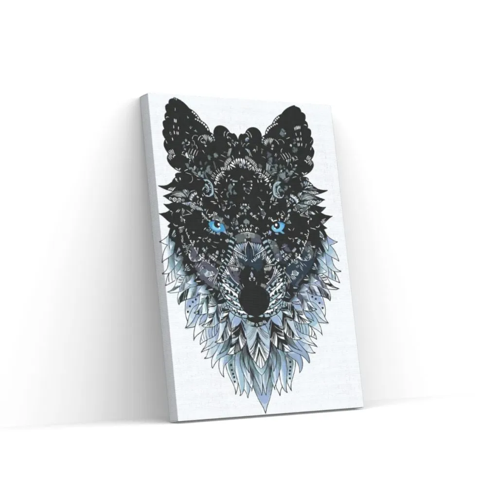 Pintar por Números - Mandala lobo