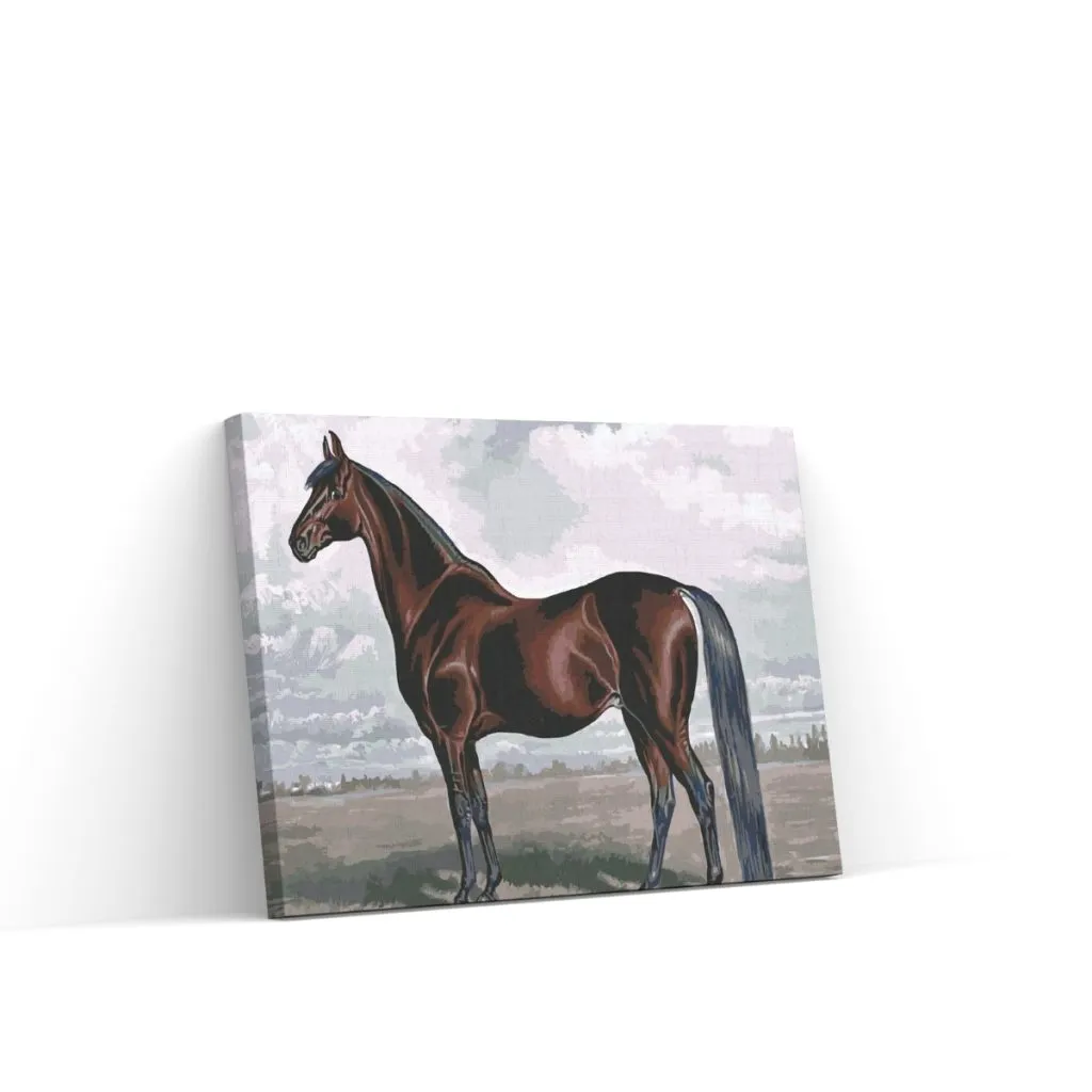 Pintar por Números - El majestuoso caballo
