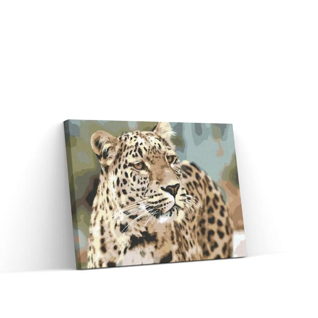 Pintar por Números - Leopardo en libertad