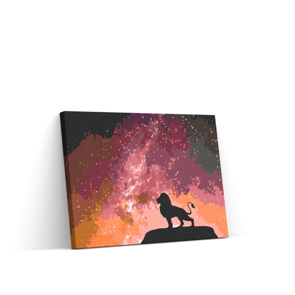 Pintar por Números - León en la roca