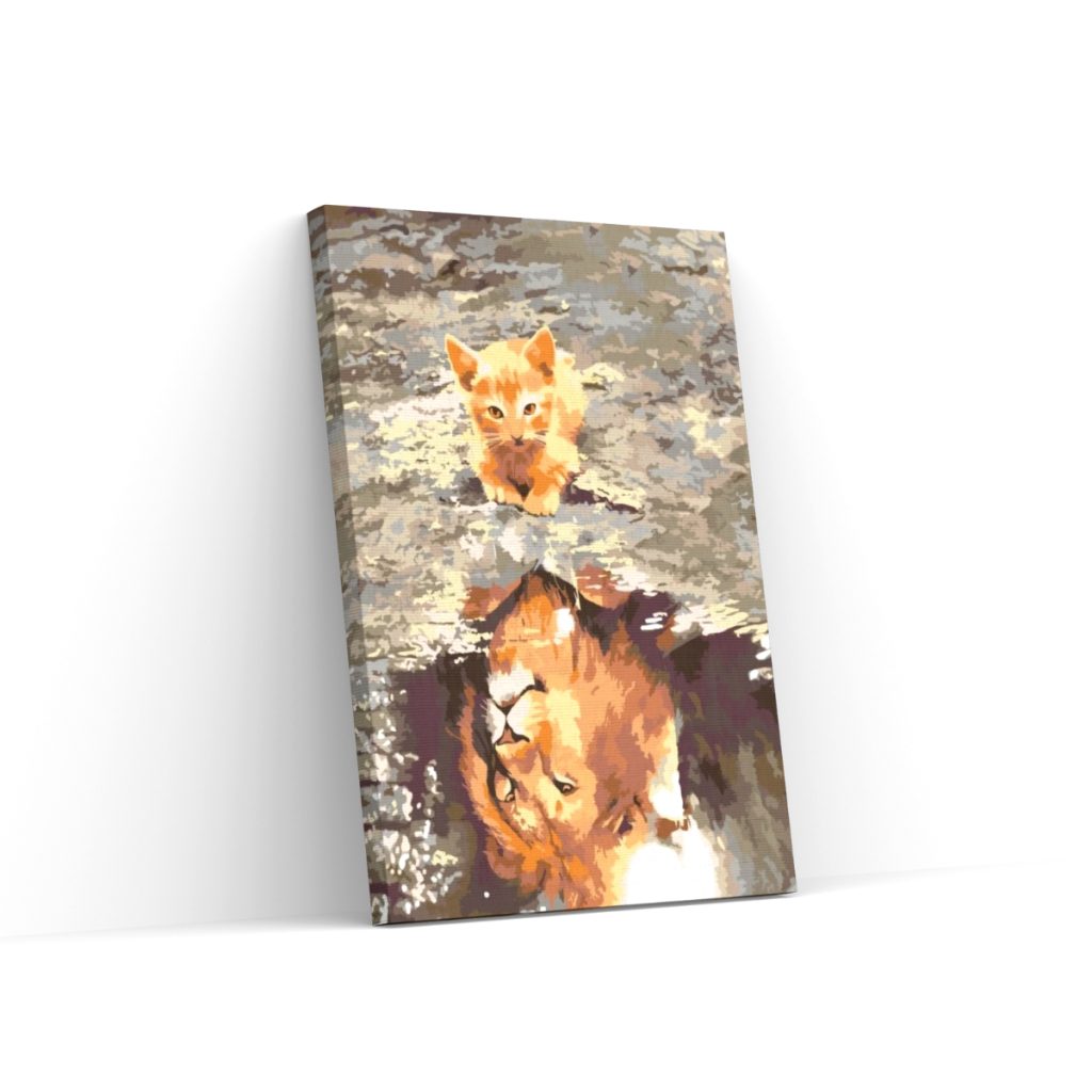 Pintar por Números - Un gatito o un león