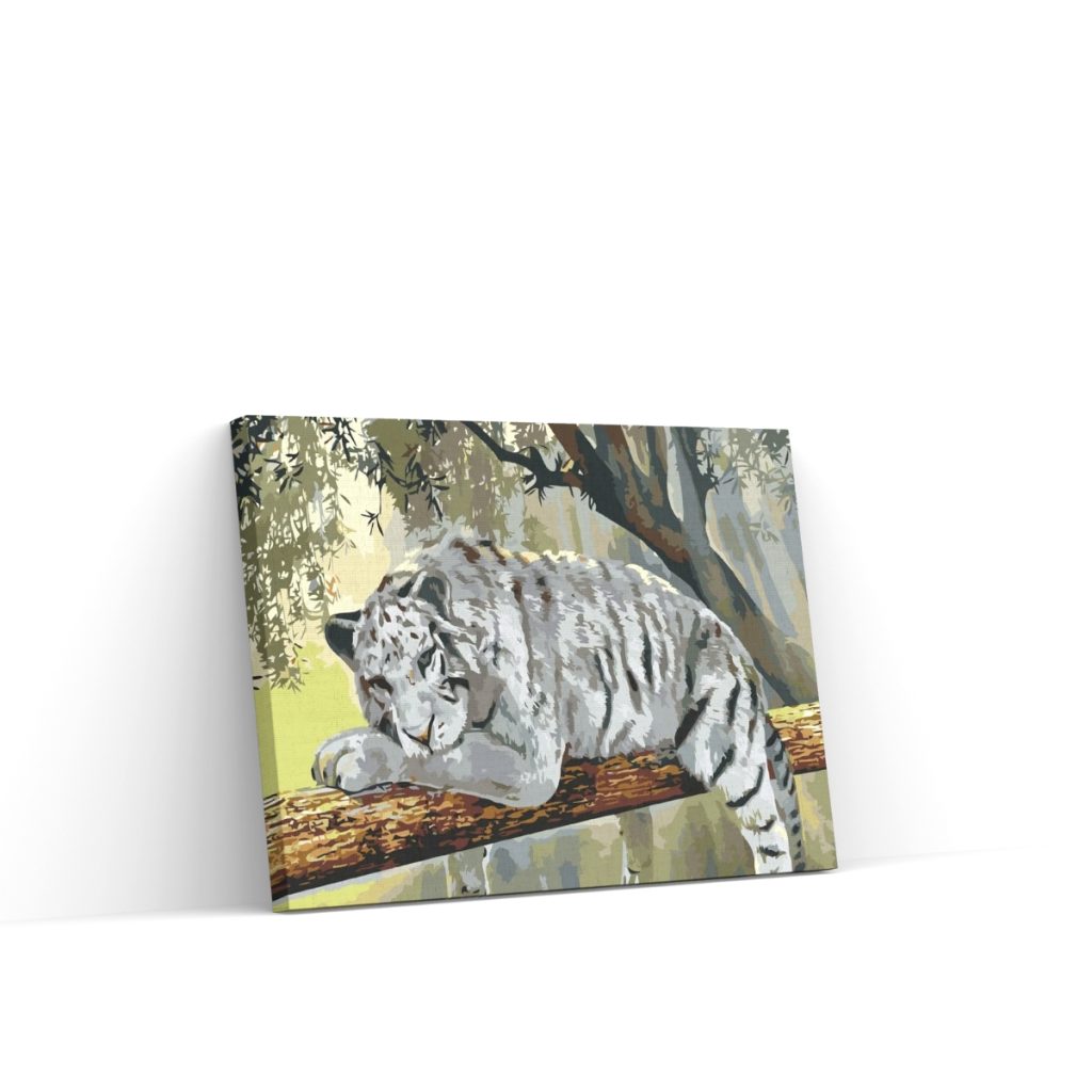 Pintar por Números - Tigre blanco