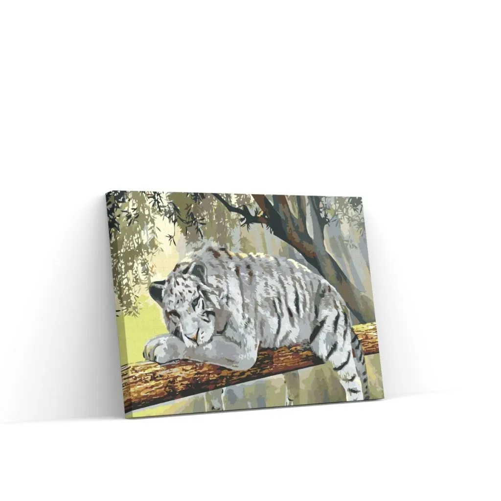 Pintar por Números - Tigre blanco