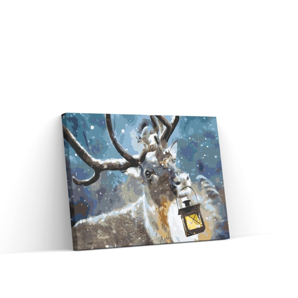 Pintar por Números - Ciervo con linterna