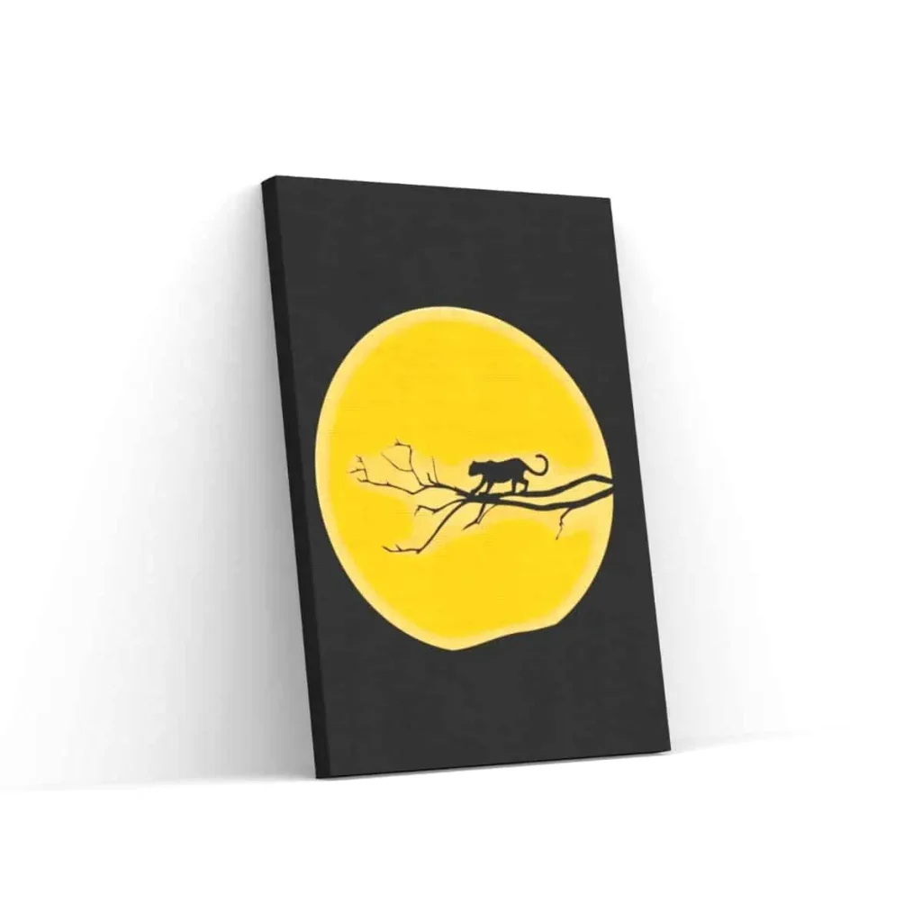 Pintar por Números - Jaguar bajo la luna llena