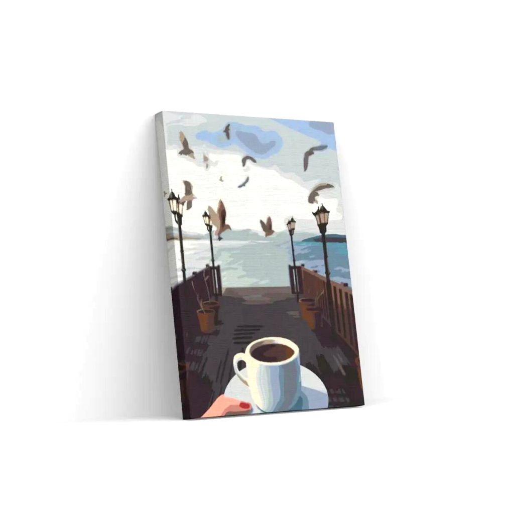 Pintar por Números - Café en el embarcadero