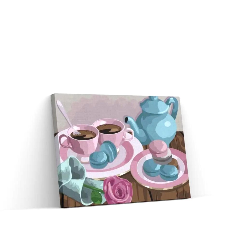 Pintar por Números - Café rosa