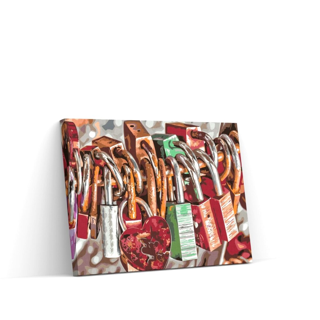 Pintar por Números - Candados del amor