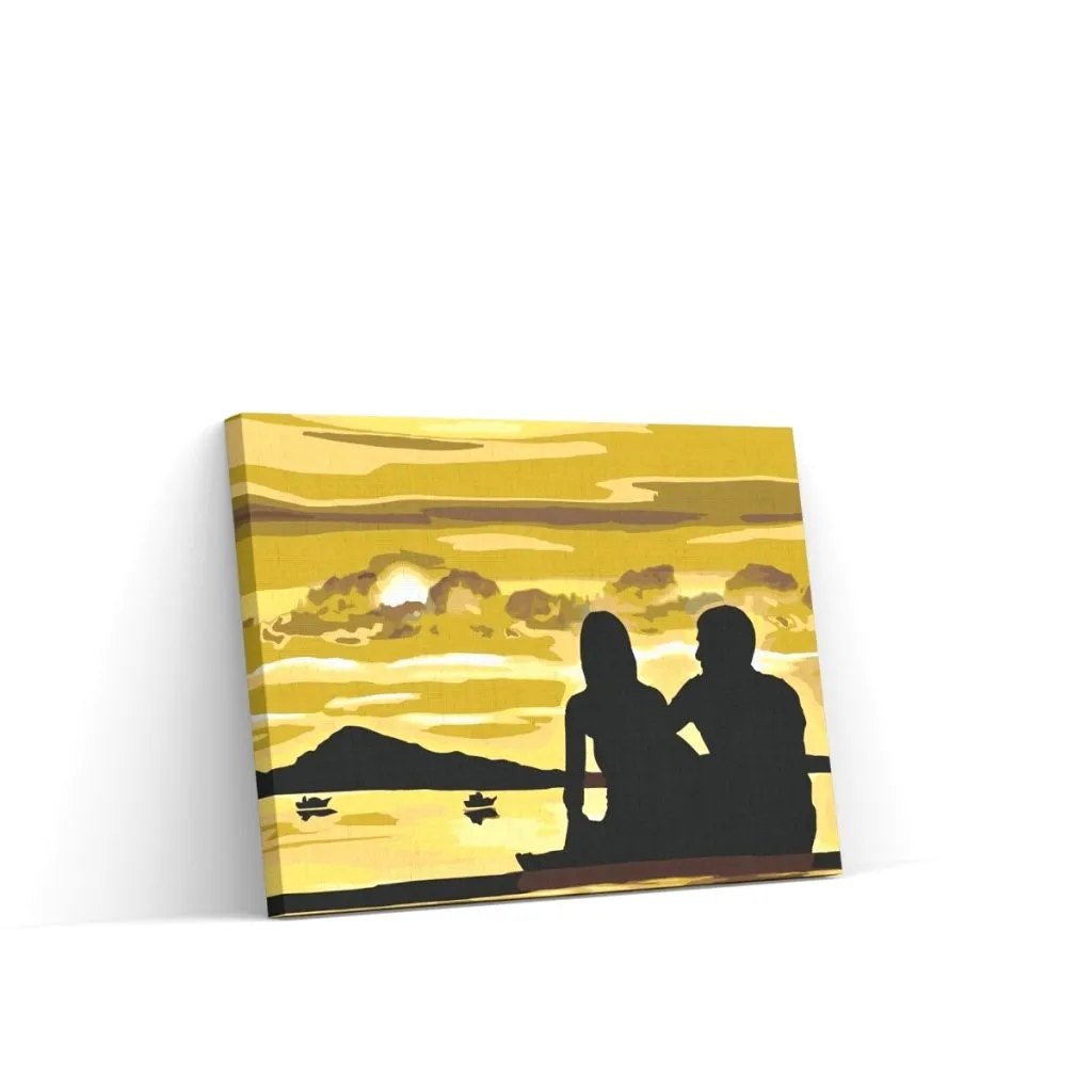 Pintar por Números - Pareja enamorada al atardecer 2