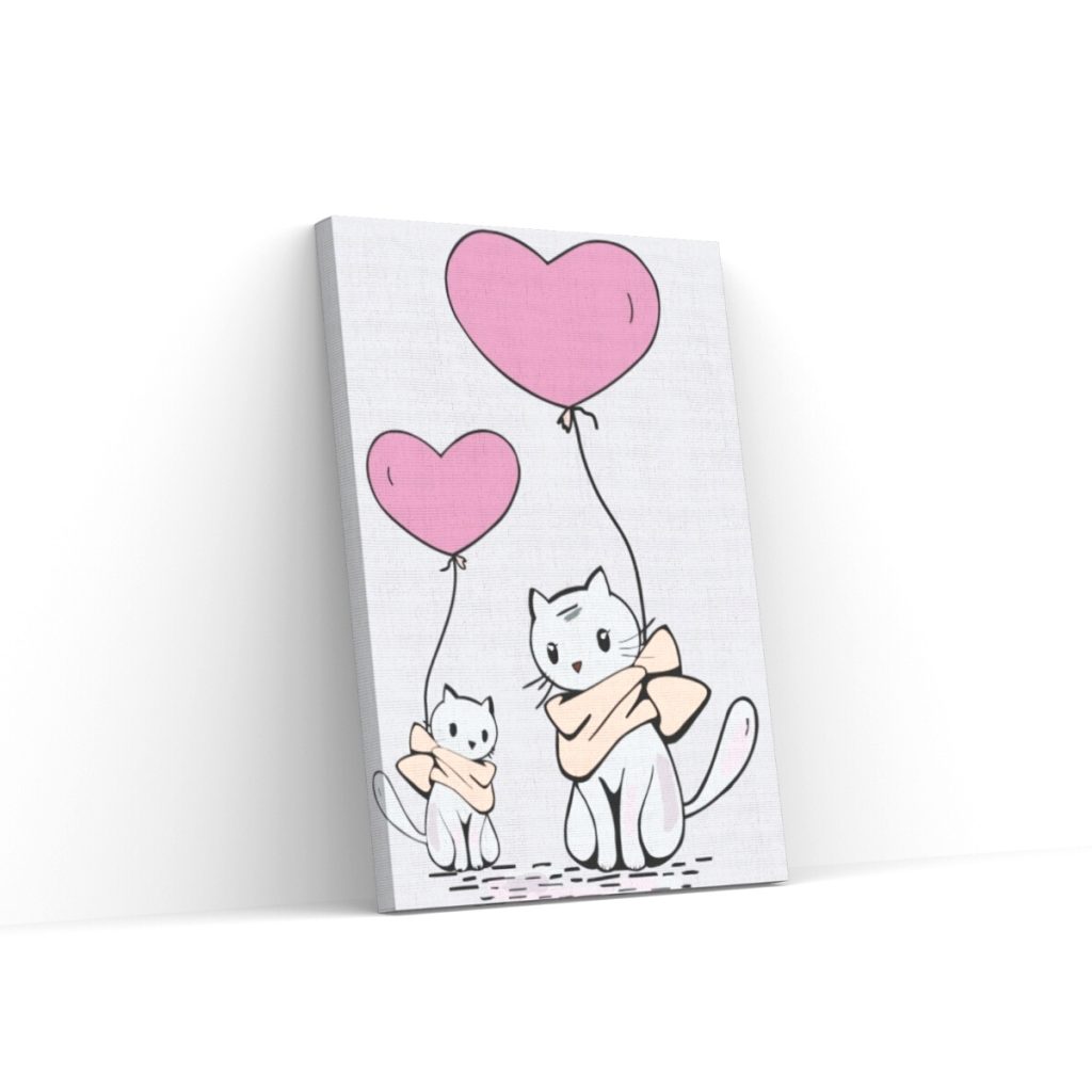 Pintar por Números - Gatos con globos