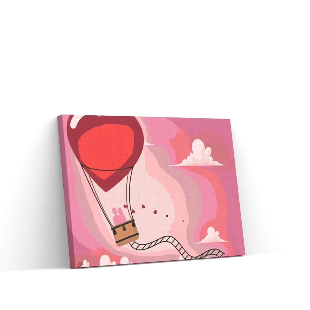 Pintar por Números - Globo de amor