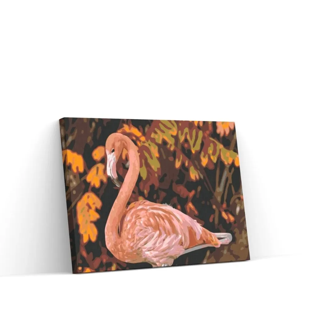 Pintar por Números - Flamenco en la naturaleza
